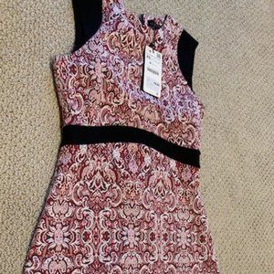Zara jacquard printed short dress (mid thigh)